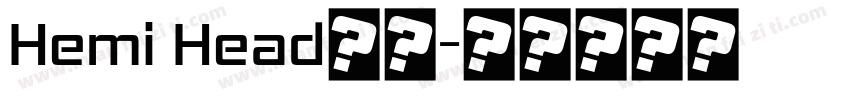 Hemi Head字体字体转换